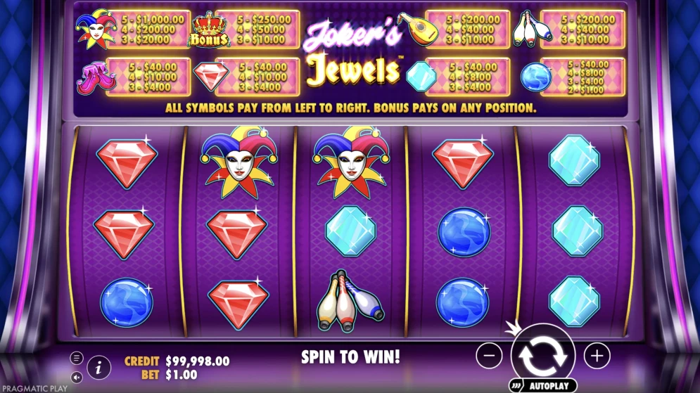 Joker's Jewels Slot